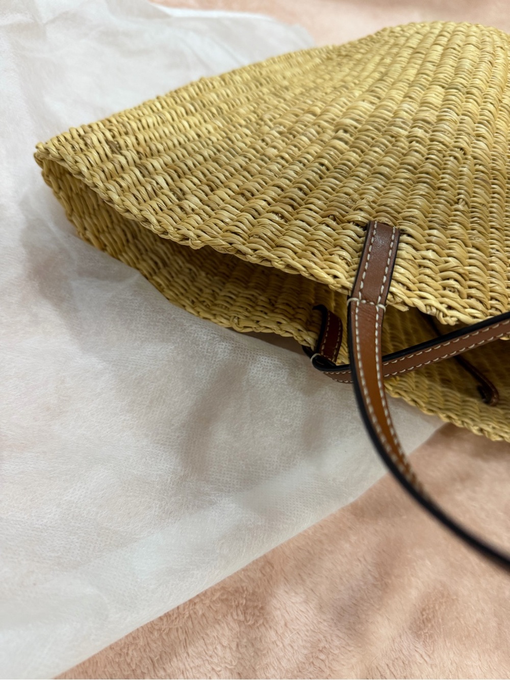 Loewe Shell Paula’s Ibiza Collection Woven Basket Bag Tote - Picture 8 of 12